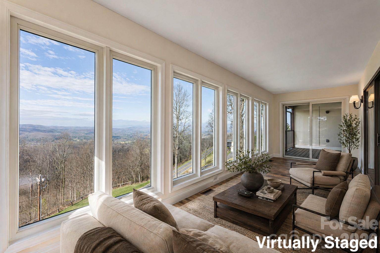 Sunroom - Virtually Staged - 1203 Fleetwood Plaza, Hendersonville