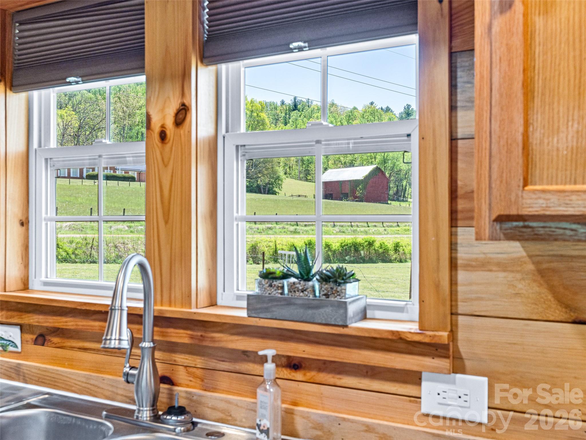 Kitchen with views - 5881 US 23 Highway, Mars Hill