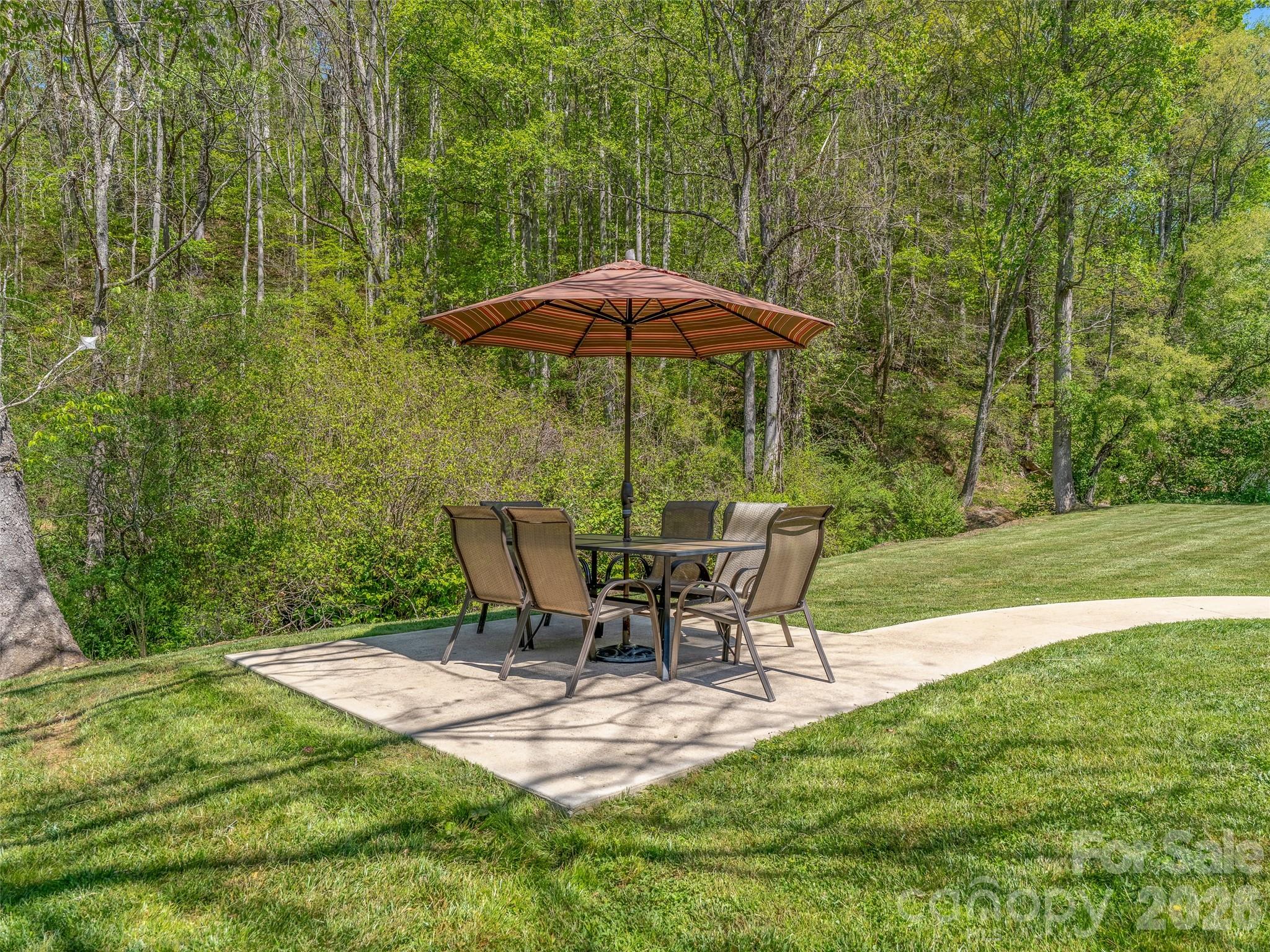 Creekside patio - 5881 US 23 Highway, Mars Hill