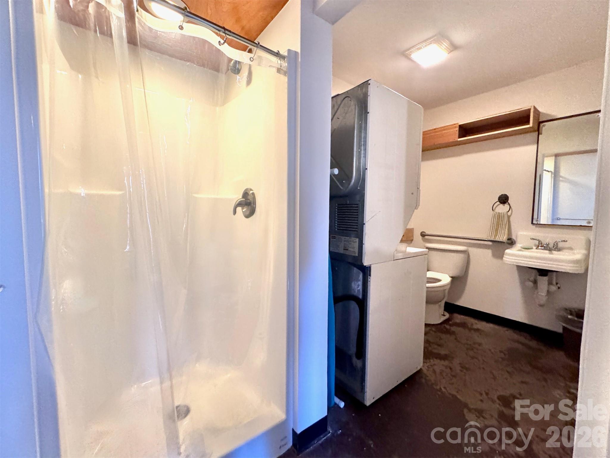 1st floor bathroom/laundry - 297 Hillside Street, Asheville
