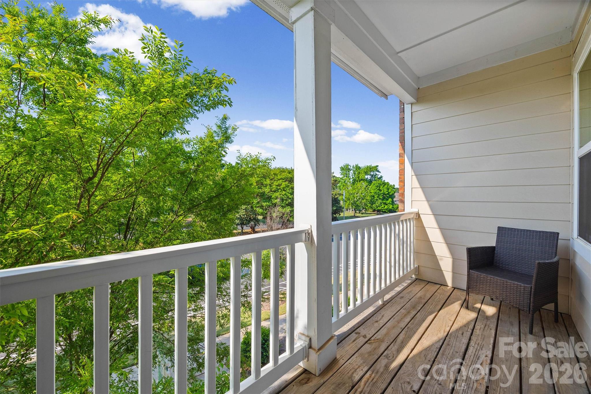 Balcony off Primary Bedroom - 204 Overstone Court, Fort Mill