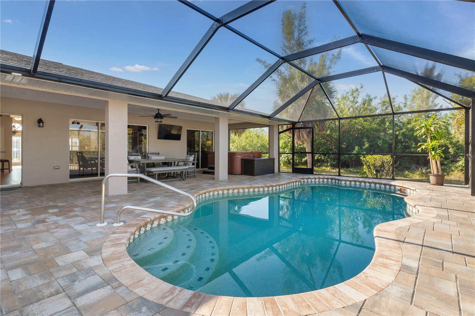 Pool Completely Resurfaced Inside and Out - 8251 ARLEWOOD CIR, PORT CHARLOTTE