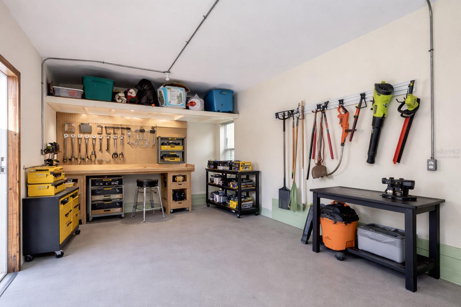 Virtually Staged - Oversized detached storage shed - 8251 ARLEWOOD CIR, PORT CHARLOTTE