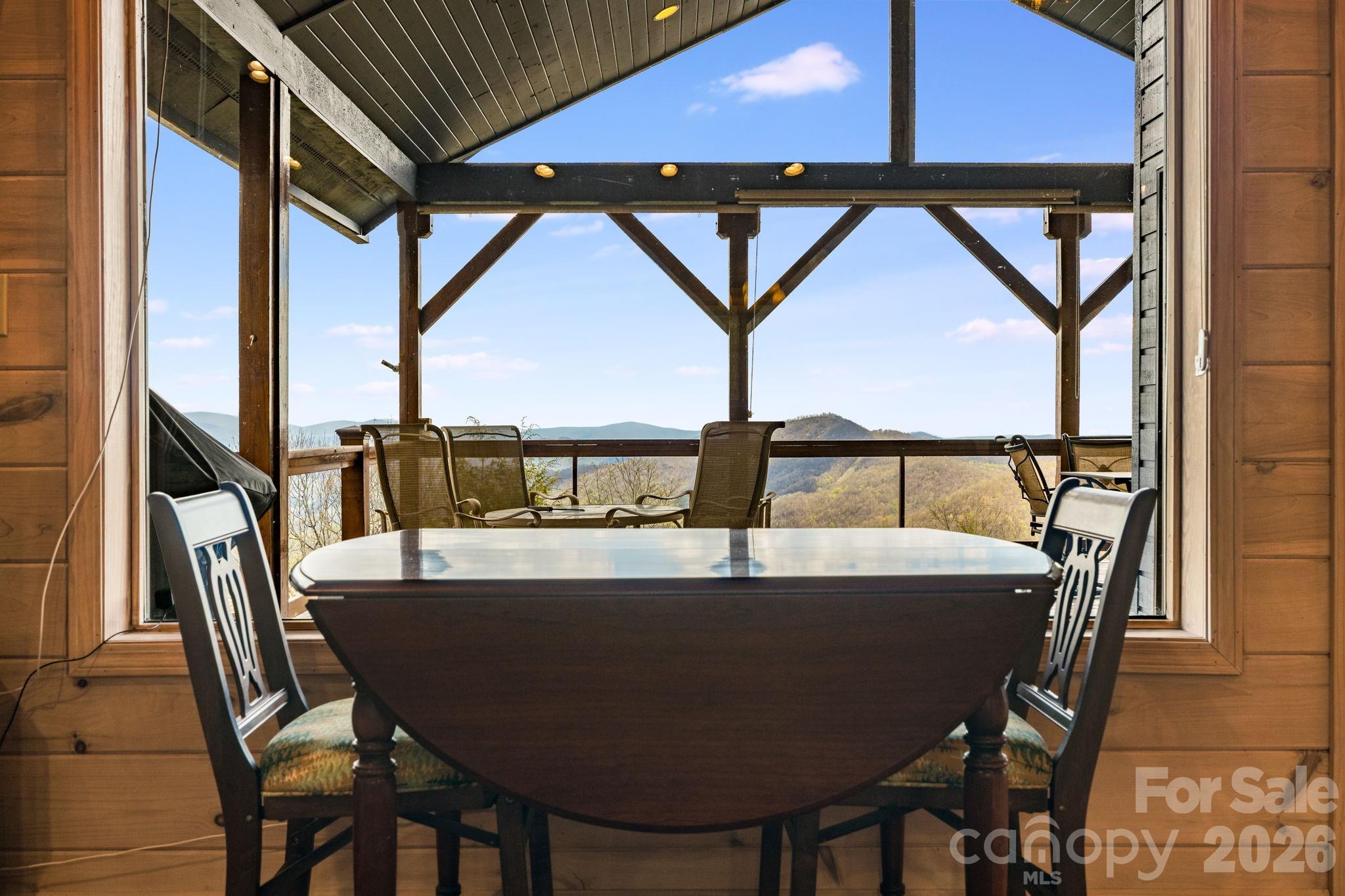 Dining Views - 234 Upper Lookout Drive, Mars Hill