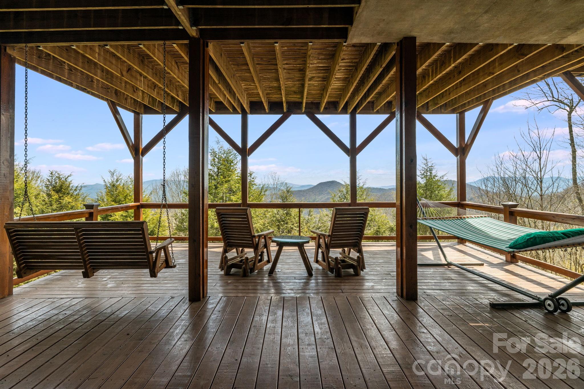 Lower Deck with Views - 234 Upper Lookout Drive, Mars Hill