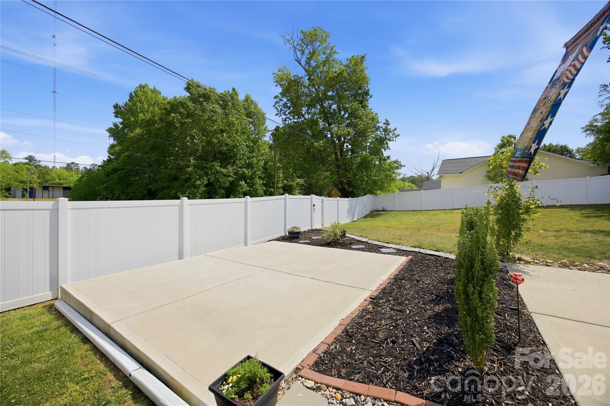 Pad for Above Ground Pool Placement - 1108 Skyland Street, Kannapolis