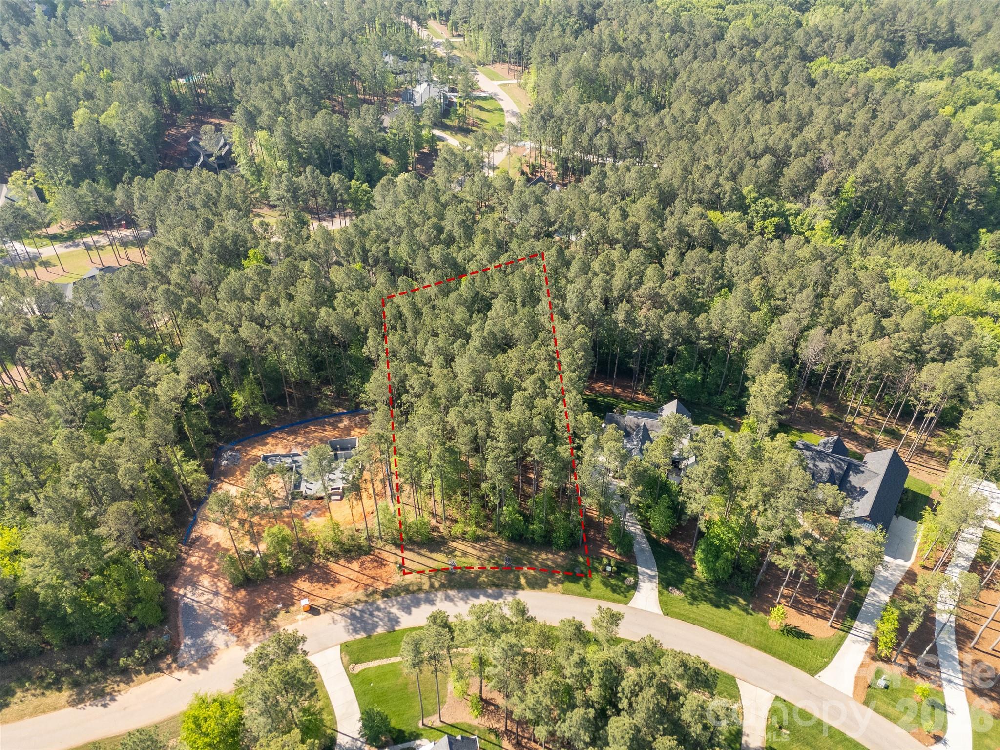 Lines are approximate to give you an idea of lot location. - 6361 Chimney Bluff Road, Lancaster