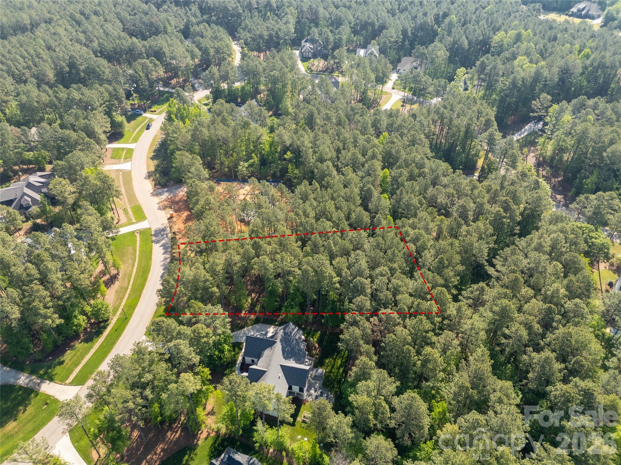 Lines are approximate to give you an idea of lot location. - 6361 Chimney Bluff Road, Lancaster