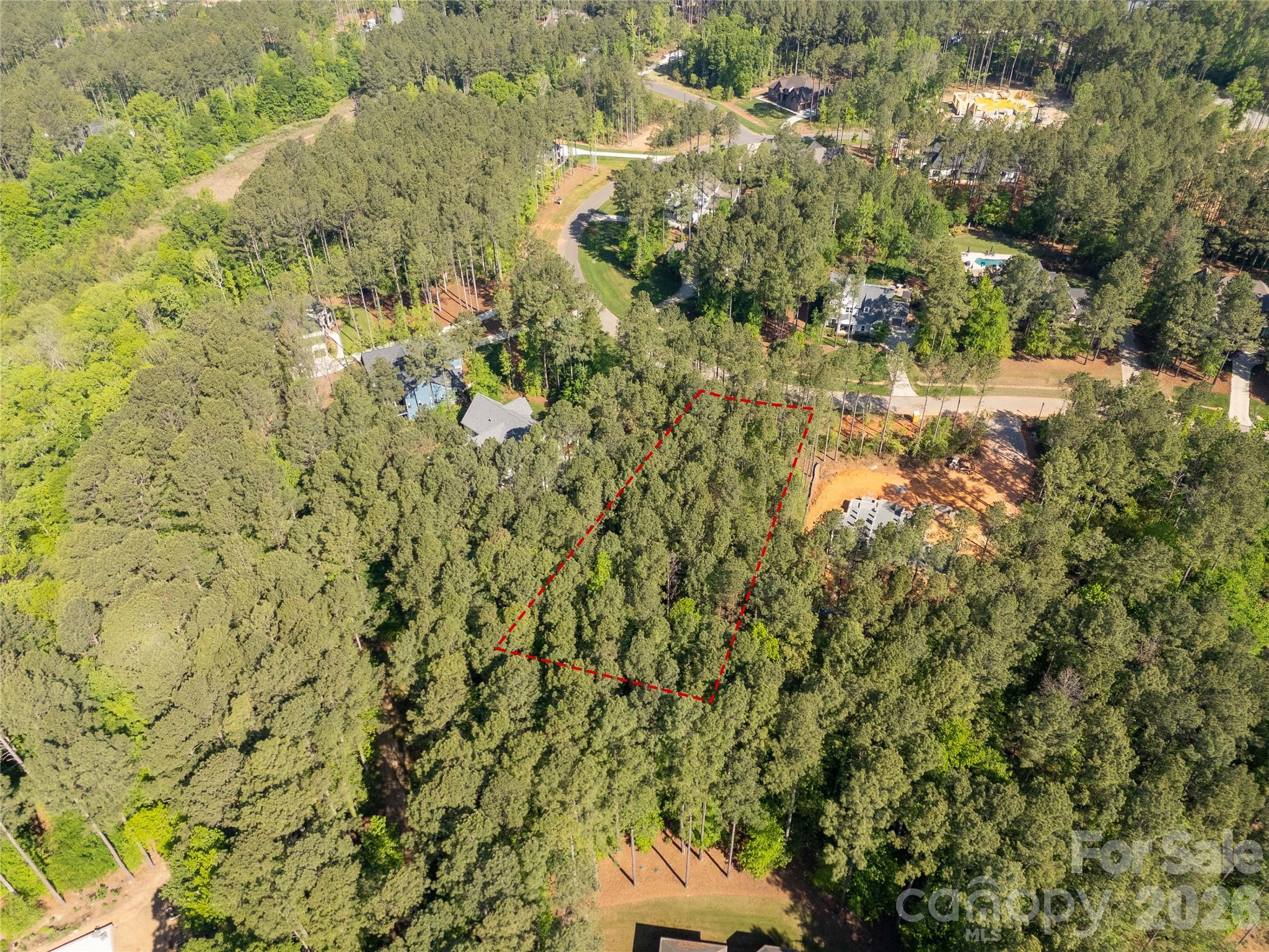 Lines are approximate to give you an idea of lot location. - 6361 Chimney Bluff Road, Lancaster