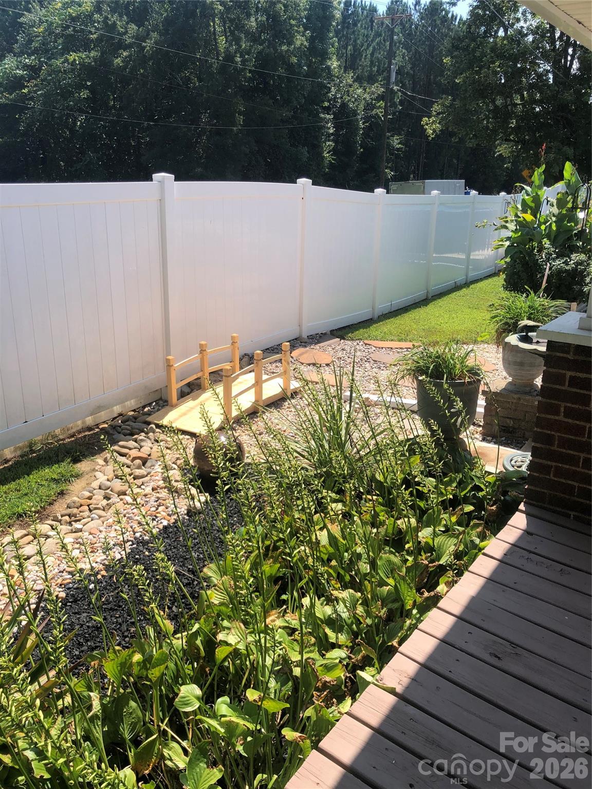 Side Yard Landscaping - 1108 Skyland Street, Kannapolis