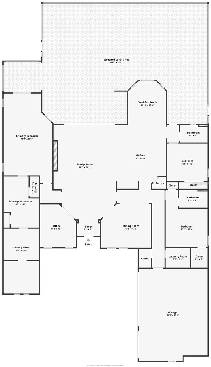 Floor Plan of 10965 Bullrush Drive - 10965 BULLRUSH DR, VENICE