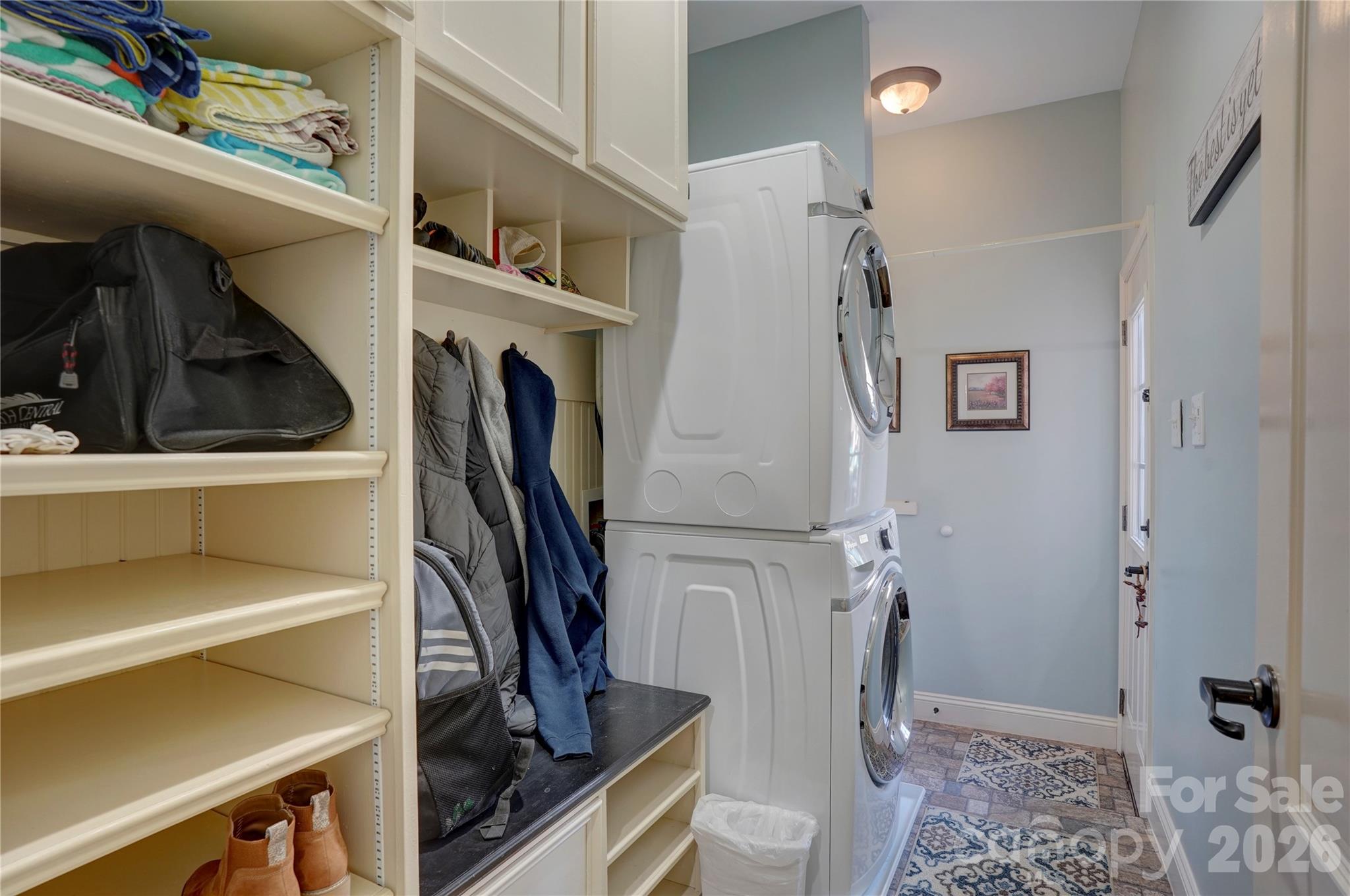 Laundry Room with Drop Zone - 15100 Durmast Court, Mint Hill