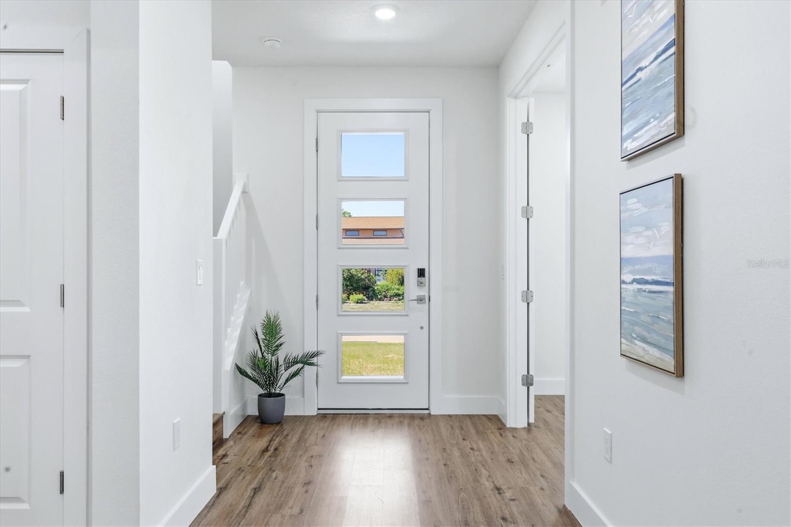 Foyer - den or extra bedroom with French doors to the right - 12387 MINOT AVE, PORT CHARLOTTE