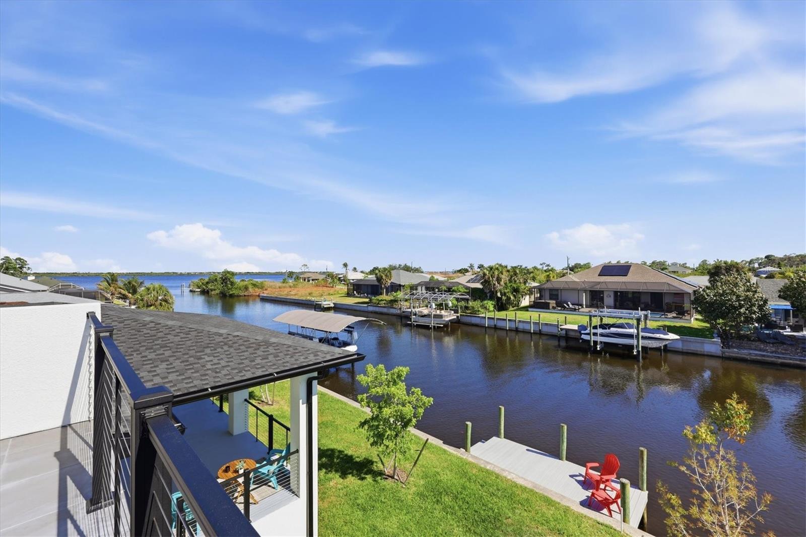 Stunning view from upper sun deck - 12387 MINOT AVE, PORT CHARLOTTE