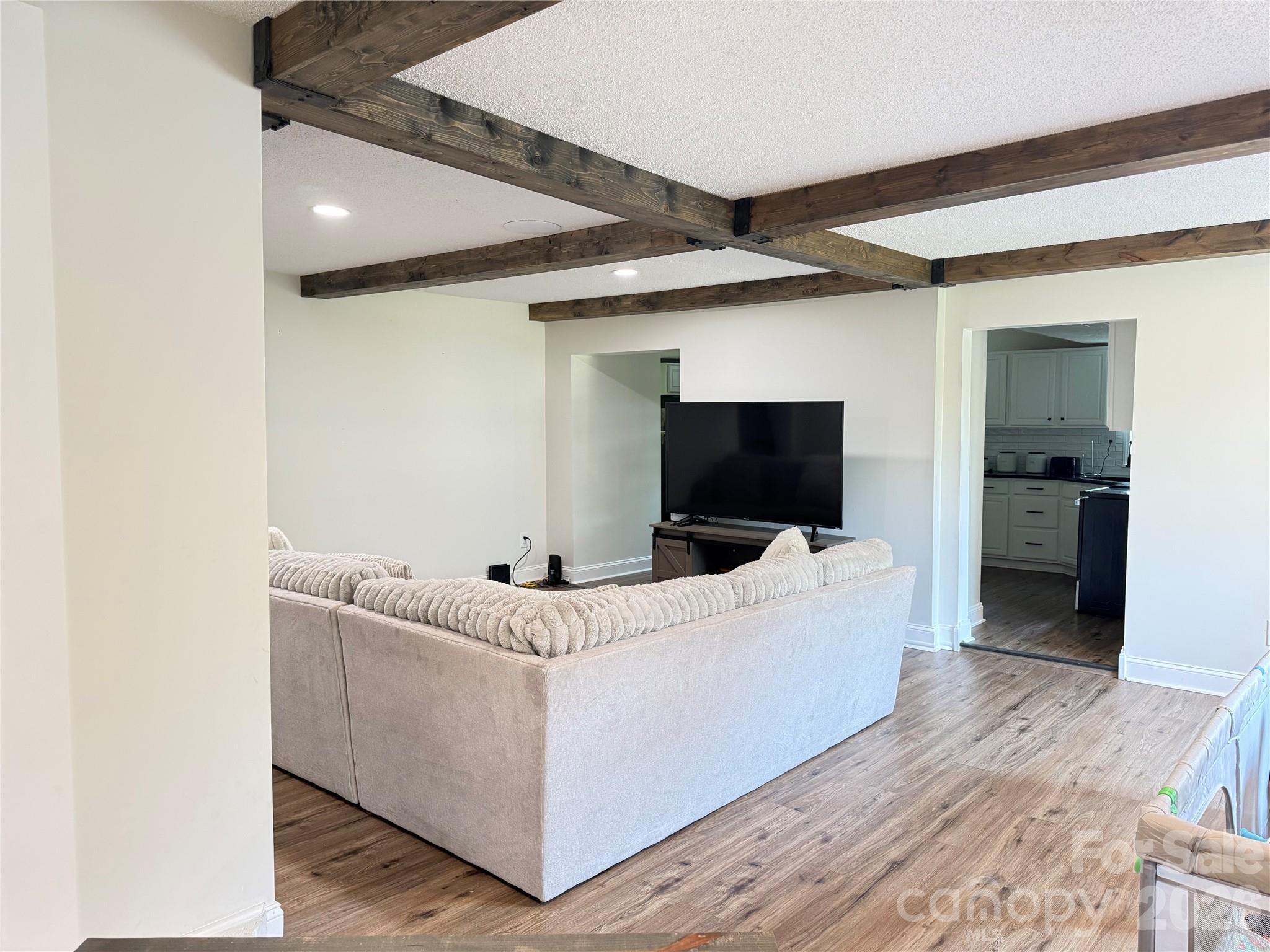 Living Room/View Into Kitchen - 1442 Lee Pearson Road, Lenoir