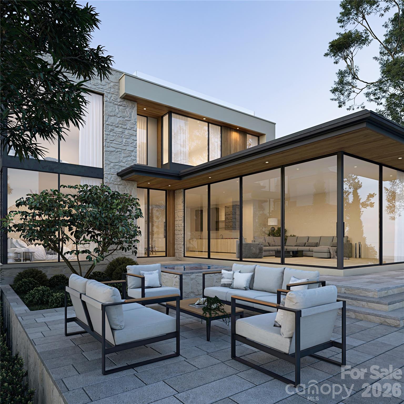 Home Rendering of the outdoor back patio - 21506 Rio Oro Drive, Cornelius