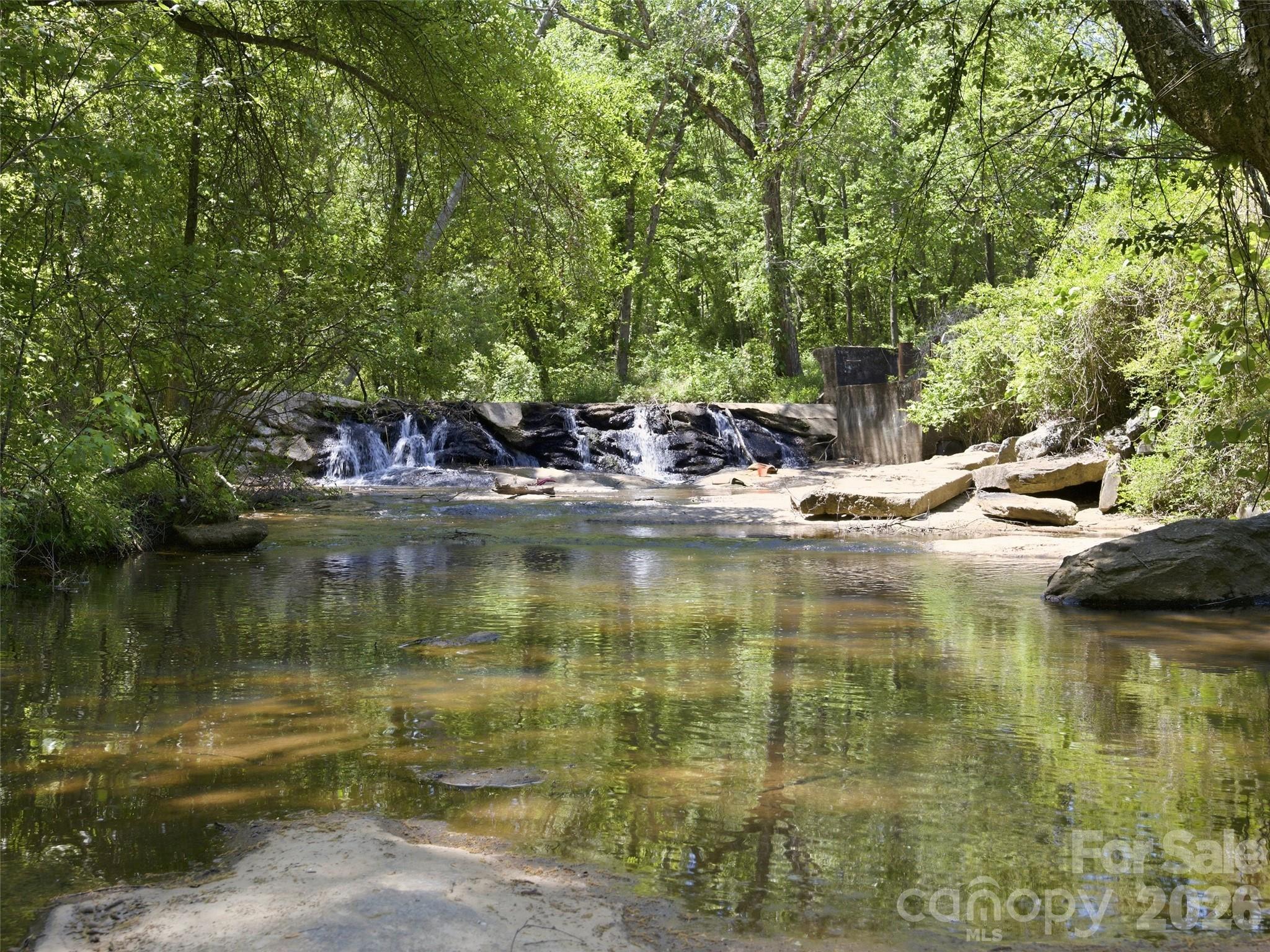 Creek on additional parcel - 450 Washington Street, Forest City