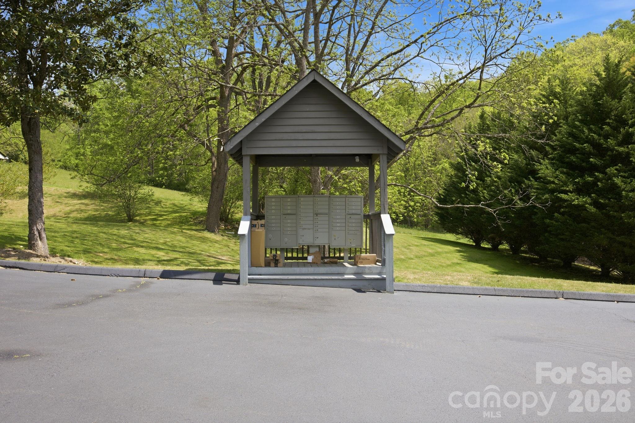 Community Mail Stop near the gated entrance. - 122 Running Deer Lane, Mars Hill