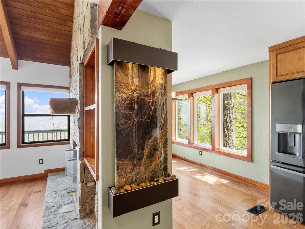 Marble water-wall feature - 49 Slickrock Ridge Way S, Burnsville
