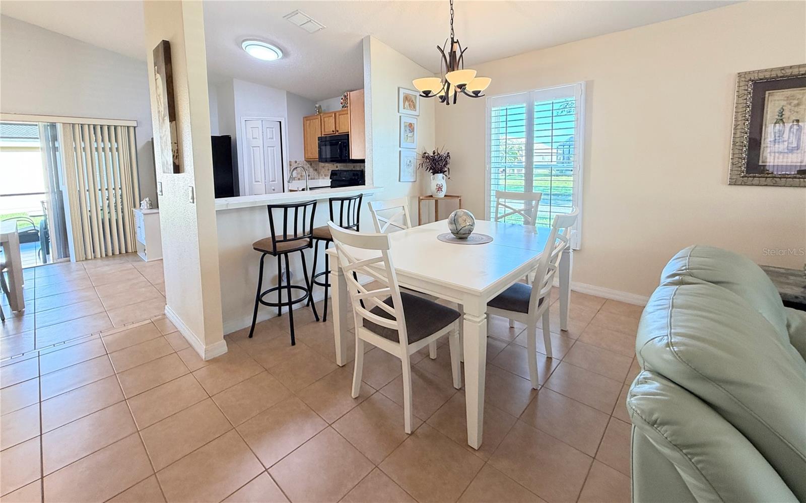 Dining Area in Great Room - 537 GRAND CANAL DR, POINCIANA