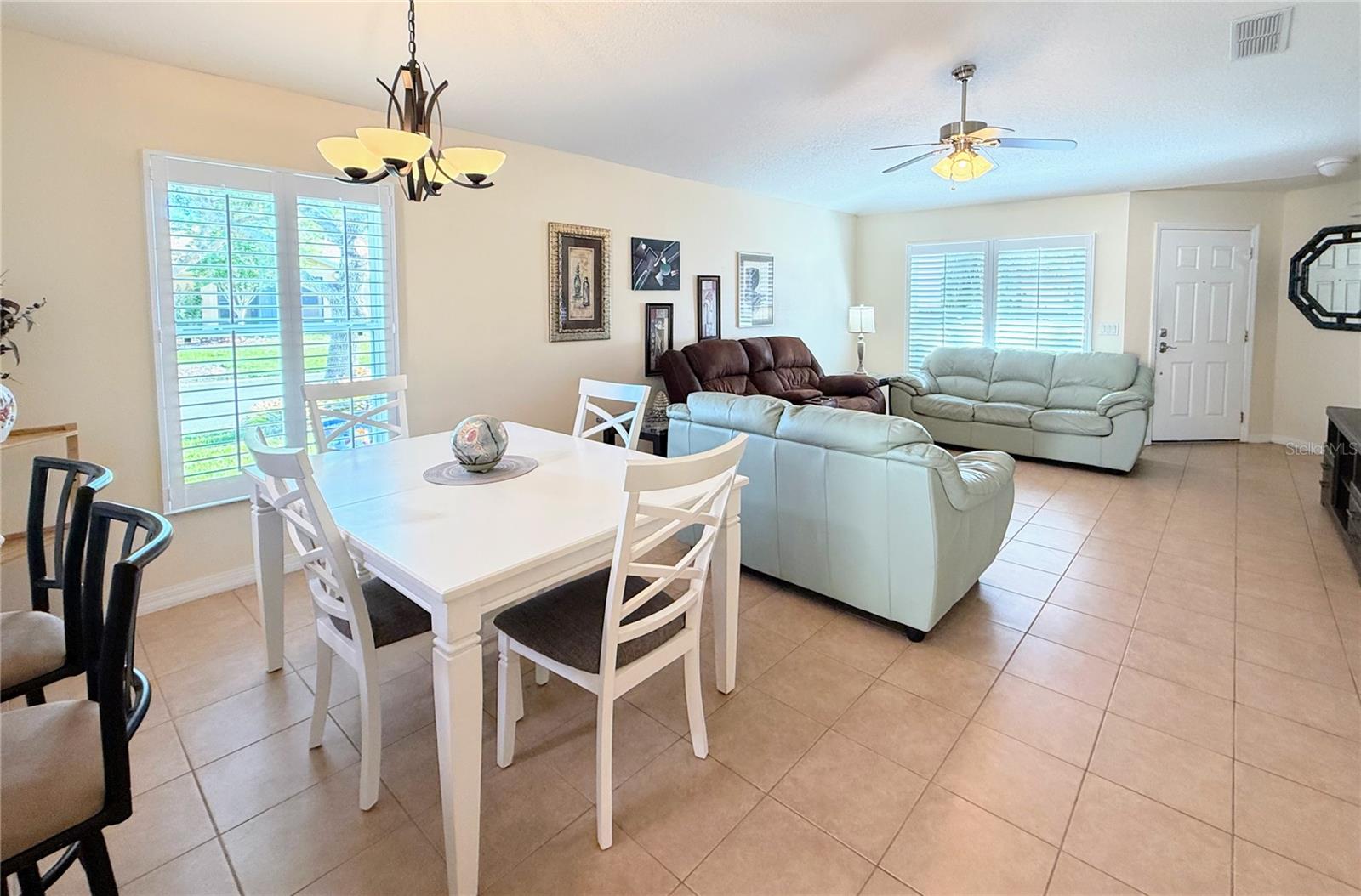 Dining Area in Great Room - 537 GRAND CANAL DR, POINCIANA