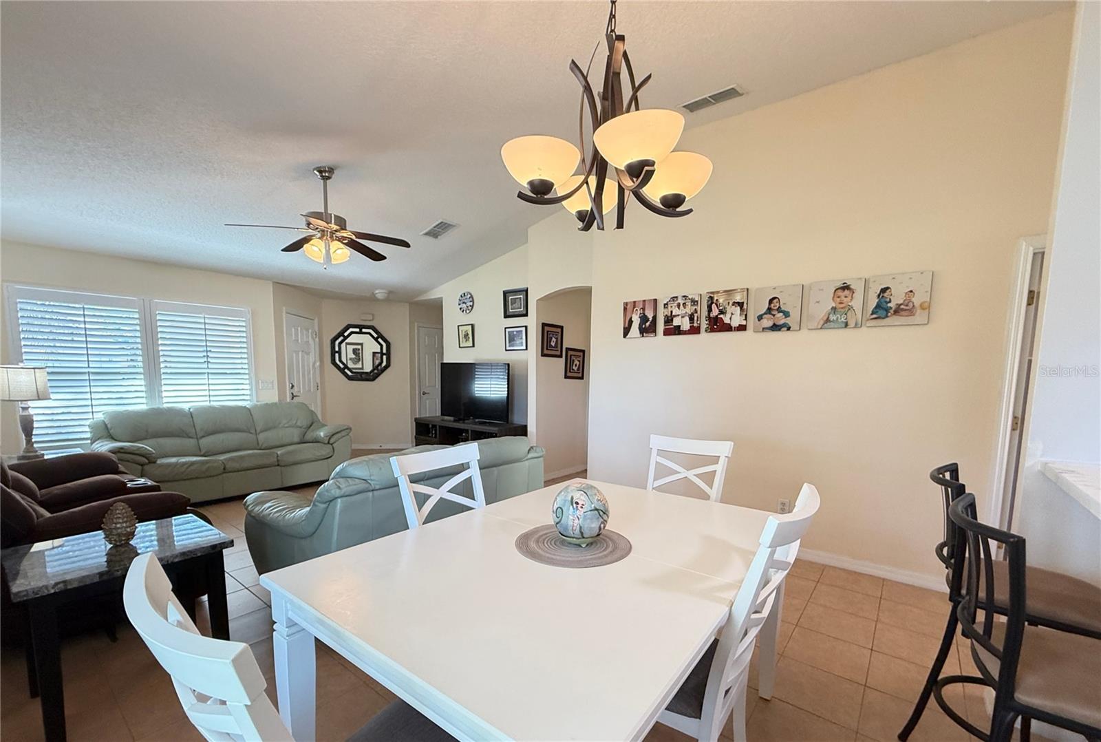 Dining Area in Great Room - 537 GRAND CANAL DR, POINCIANA