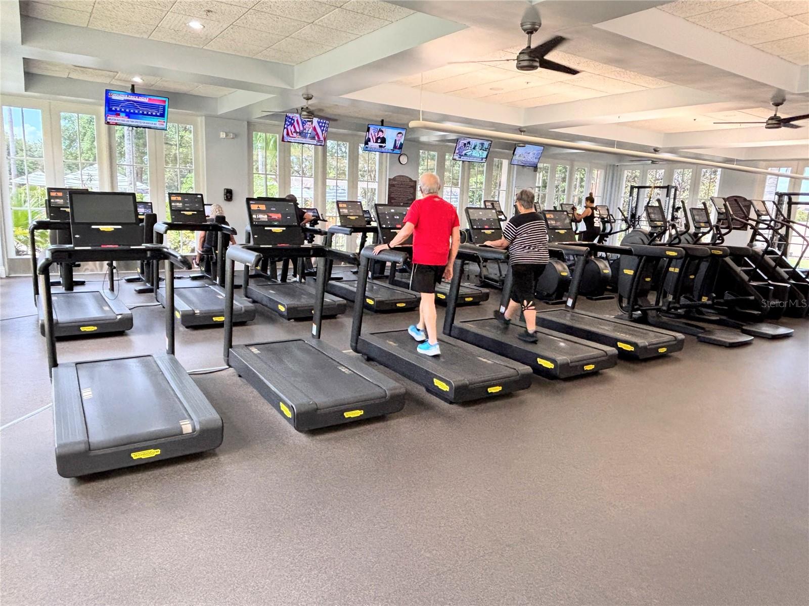 Cardio equipment at the Riviera Rec center - 537 GRAND CANAL DR, POINCIANA