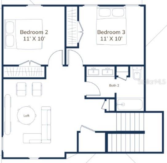 2ND FLOOR FLOORPLAN - 90 SPRINGWOOD DR, PALM COAST