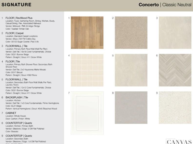 207 Silver Fleet Drive design selections. Home is currently under construction and selections are subject to change. - 207 Silver Fleet Drive, Indian Trail