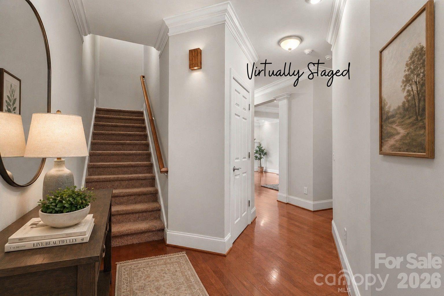 Entranceway - virtually staged - 705 Congressional Lane, Fort Mill