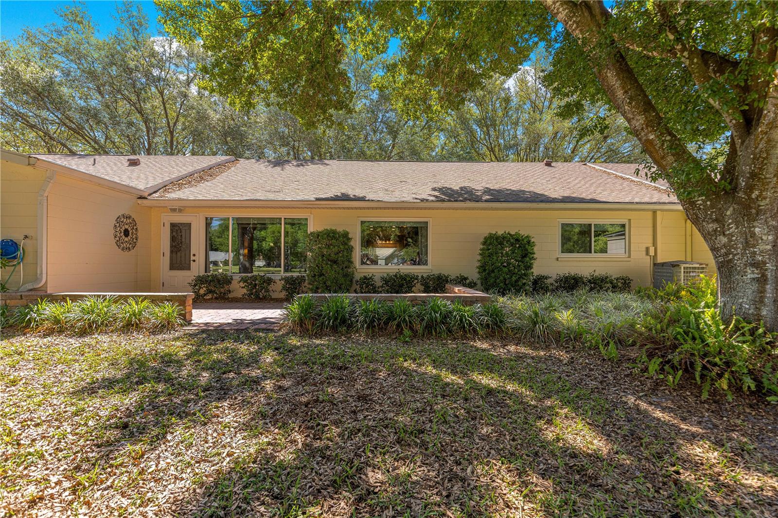 VIEW OF THE BACK OPEN PATIO - 9380 SW 84TH TER #C, OCALA