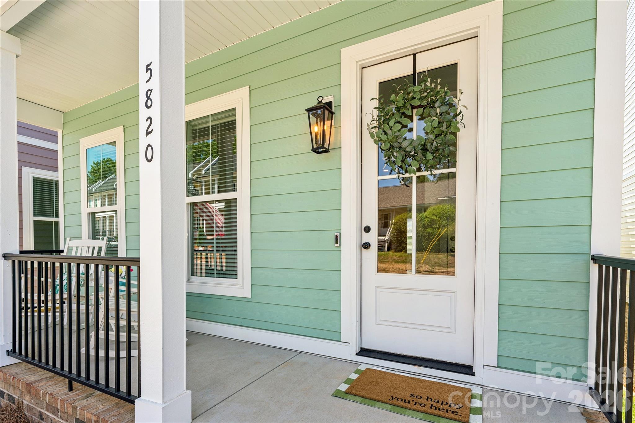 Welcoming front porch! - 5820 Pittmon Lane, Kannapolis