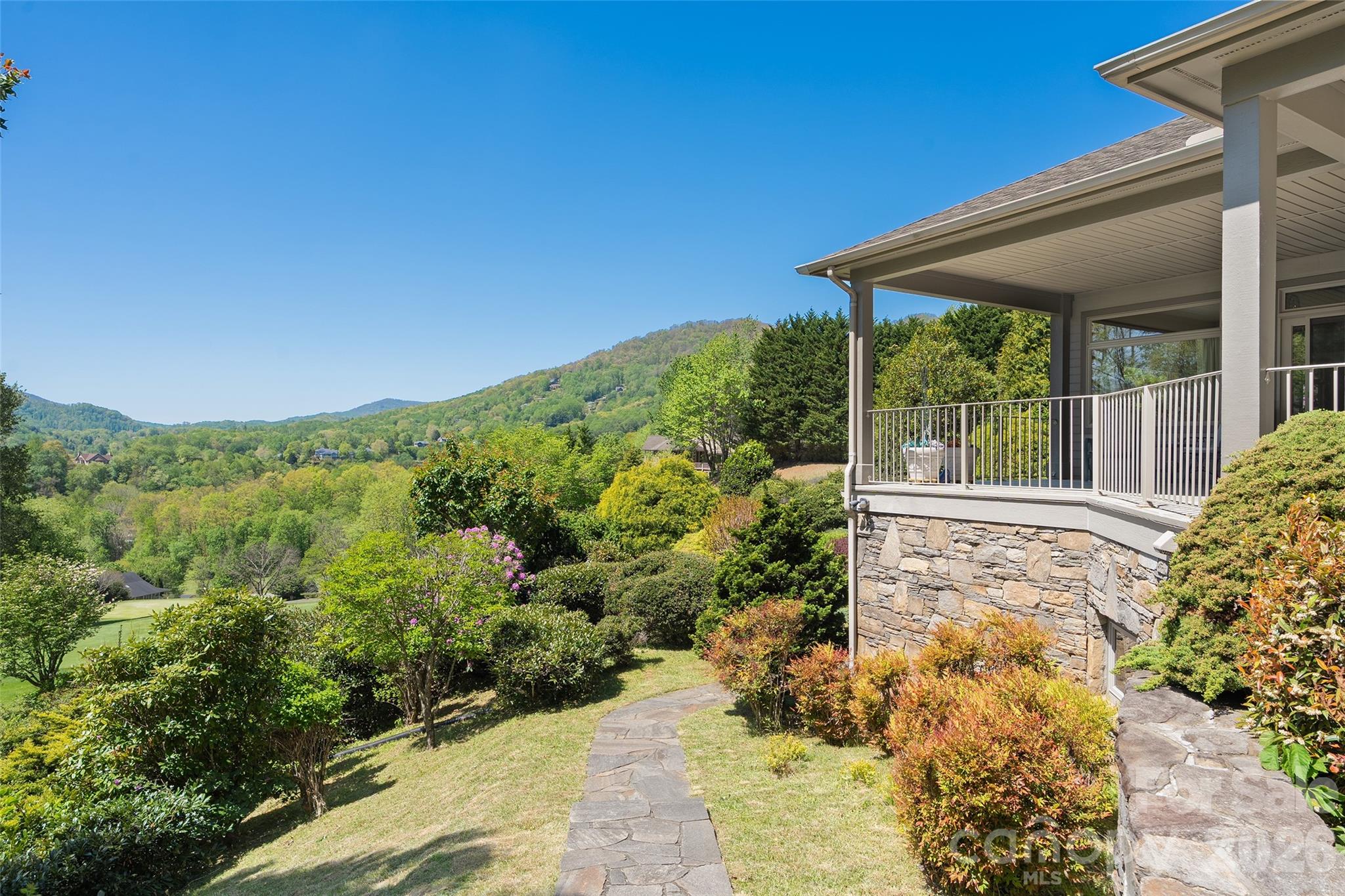 Views from walkway - 78 Banker Drive, Waynesville