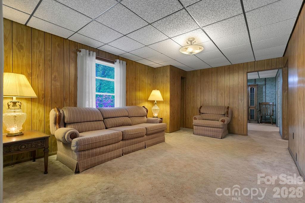 Living room - 520 Blythe Road, Pisgah Forest