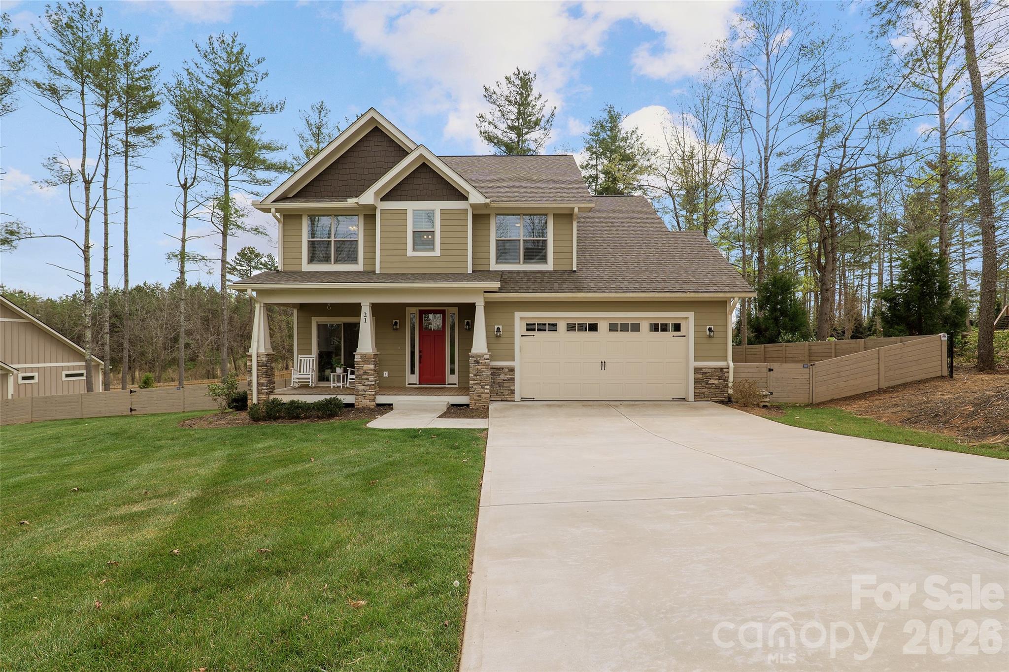 Single Family Residence at 21 Wood Path Lane, Arden, photo 35 of 40