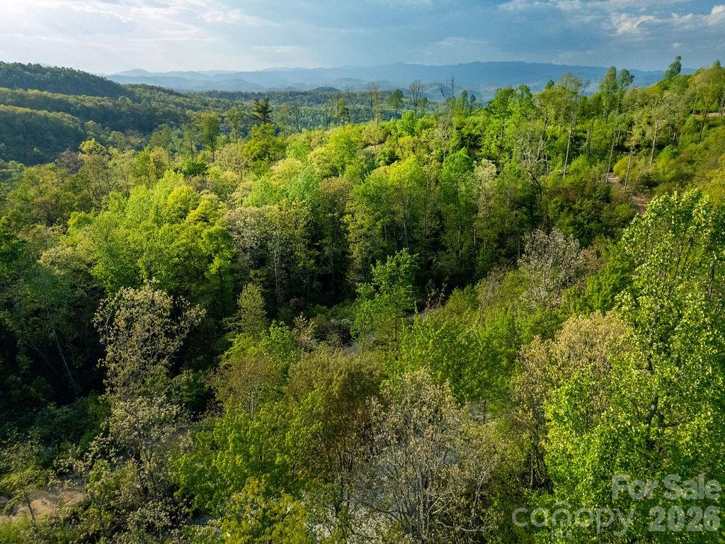 Drone view from ridge of the lot - lot 27 Eastatoe Gap Road, Rosman