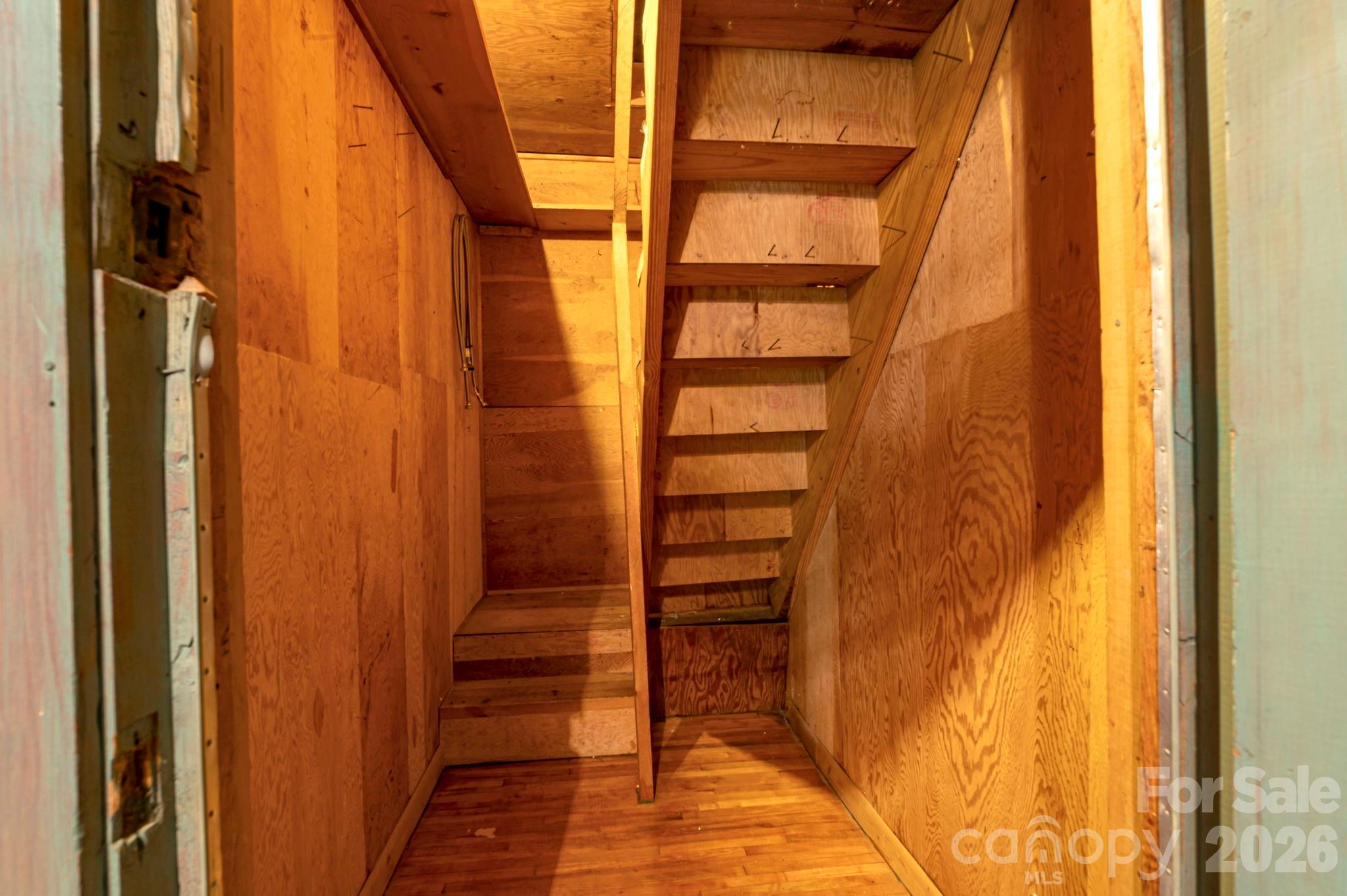 interior attic access - 257 Pine Street, Black Mountain