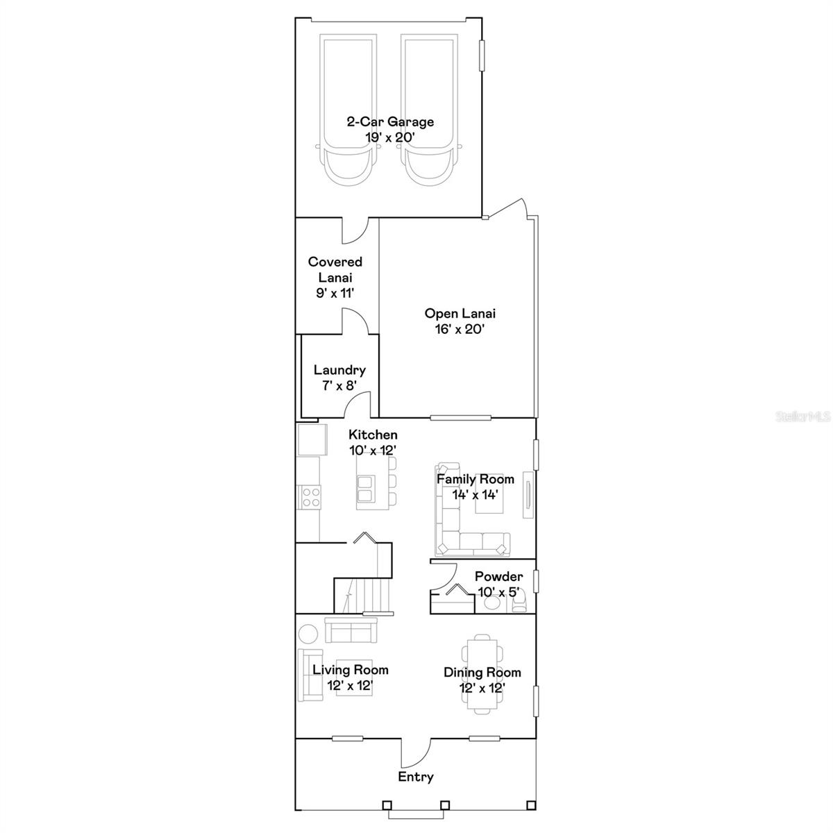 Main Floor - 1955 STAKE OUT WAY, APOPKA