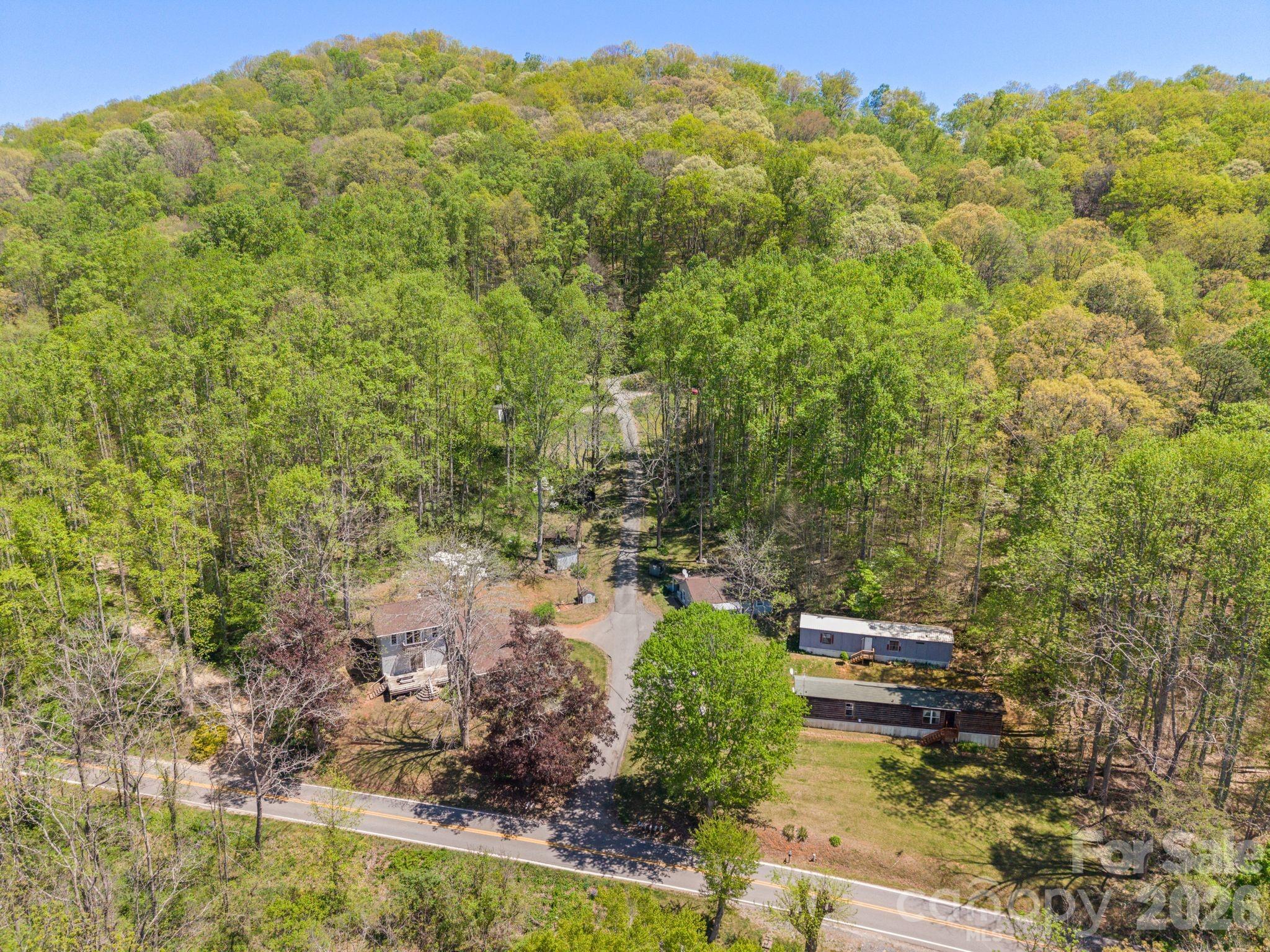 8 units, self contained on a4.5 acre property, on a shared private drive - 290 Hookers Gap Road, Candler