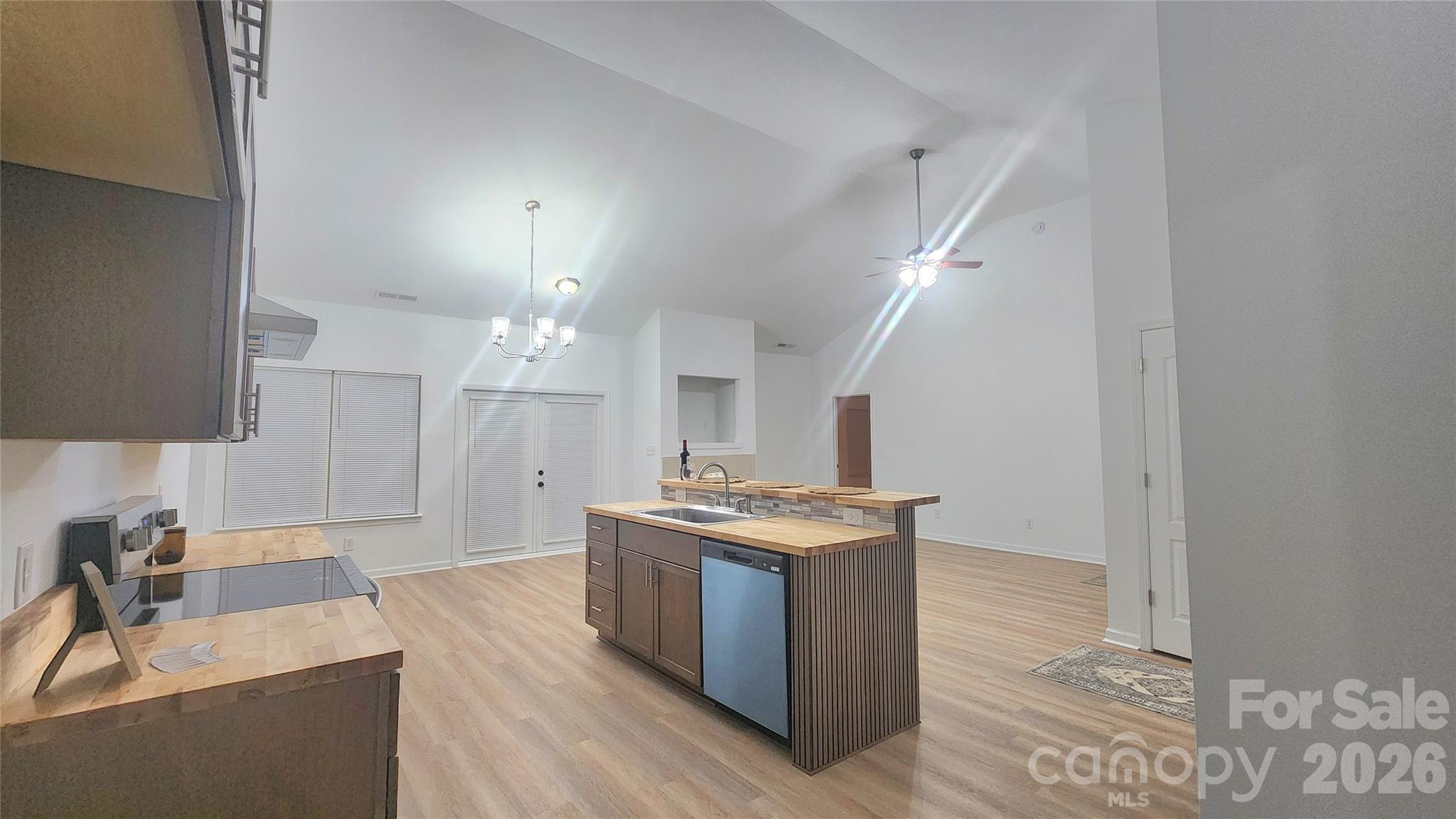 Kitchen view - 201 Tarrington Drive, Statesville