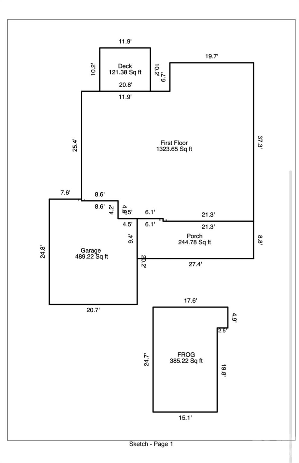 Measurements - 201 Tarrington Drive, Statesville