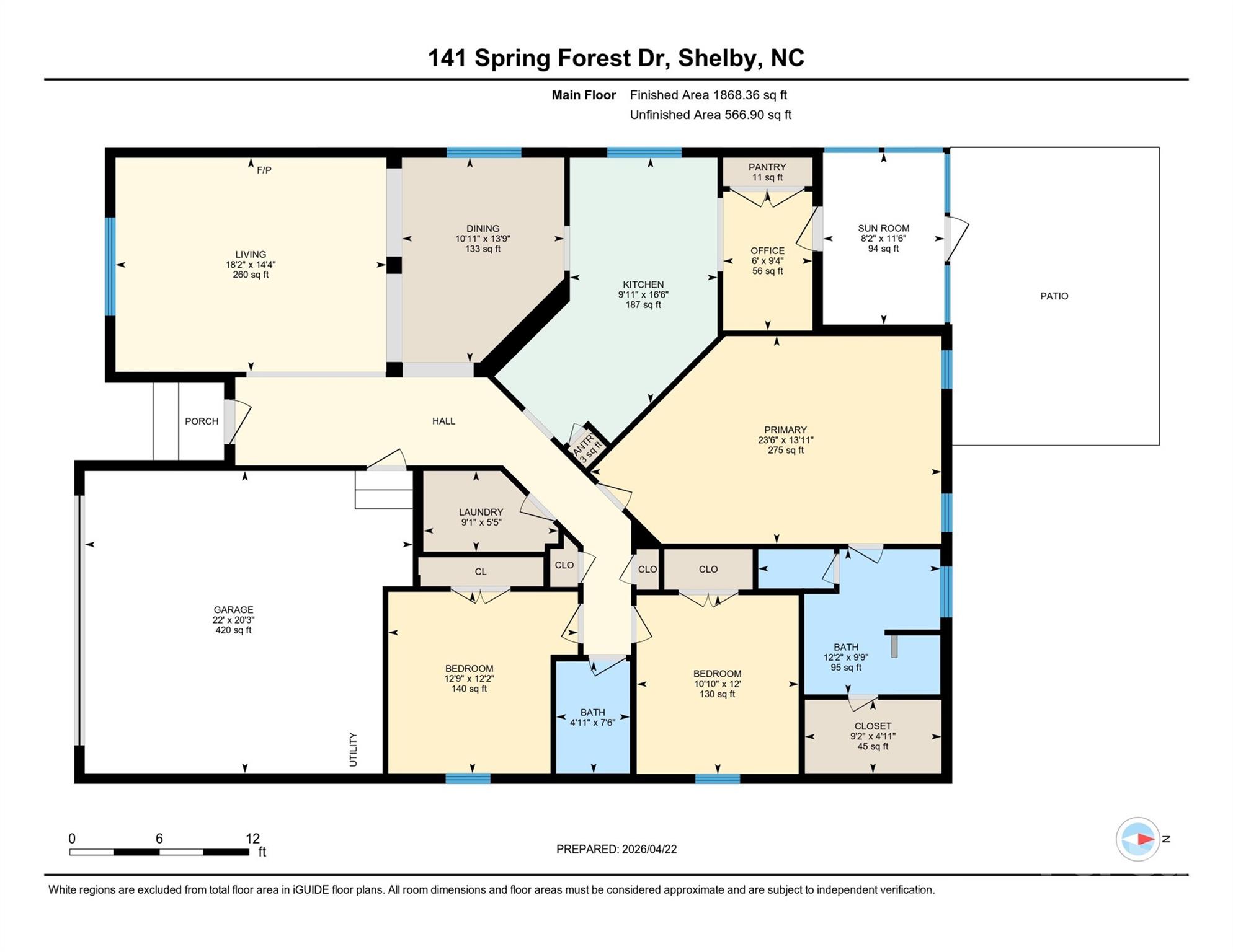 Single Family Residence at 141 Spring Forest Drive, Shelby, photo 45 of 48