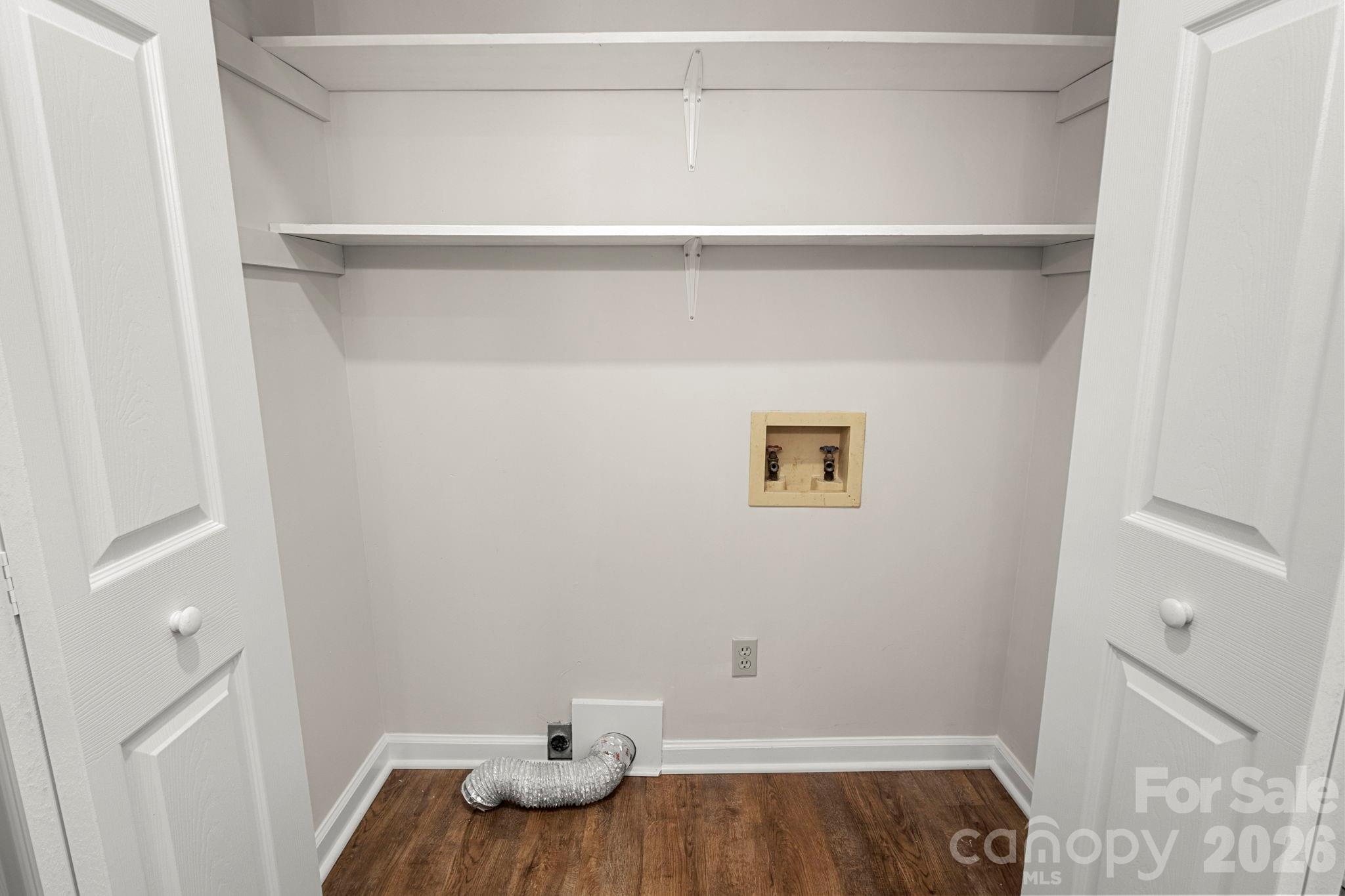 Laundry Closet with hookups - 322 Holland Circle, Statesville