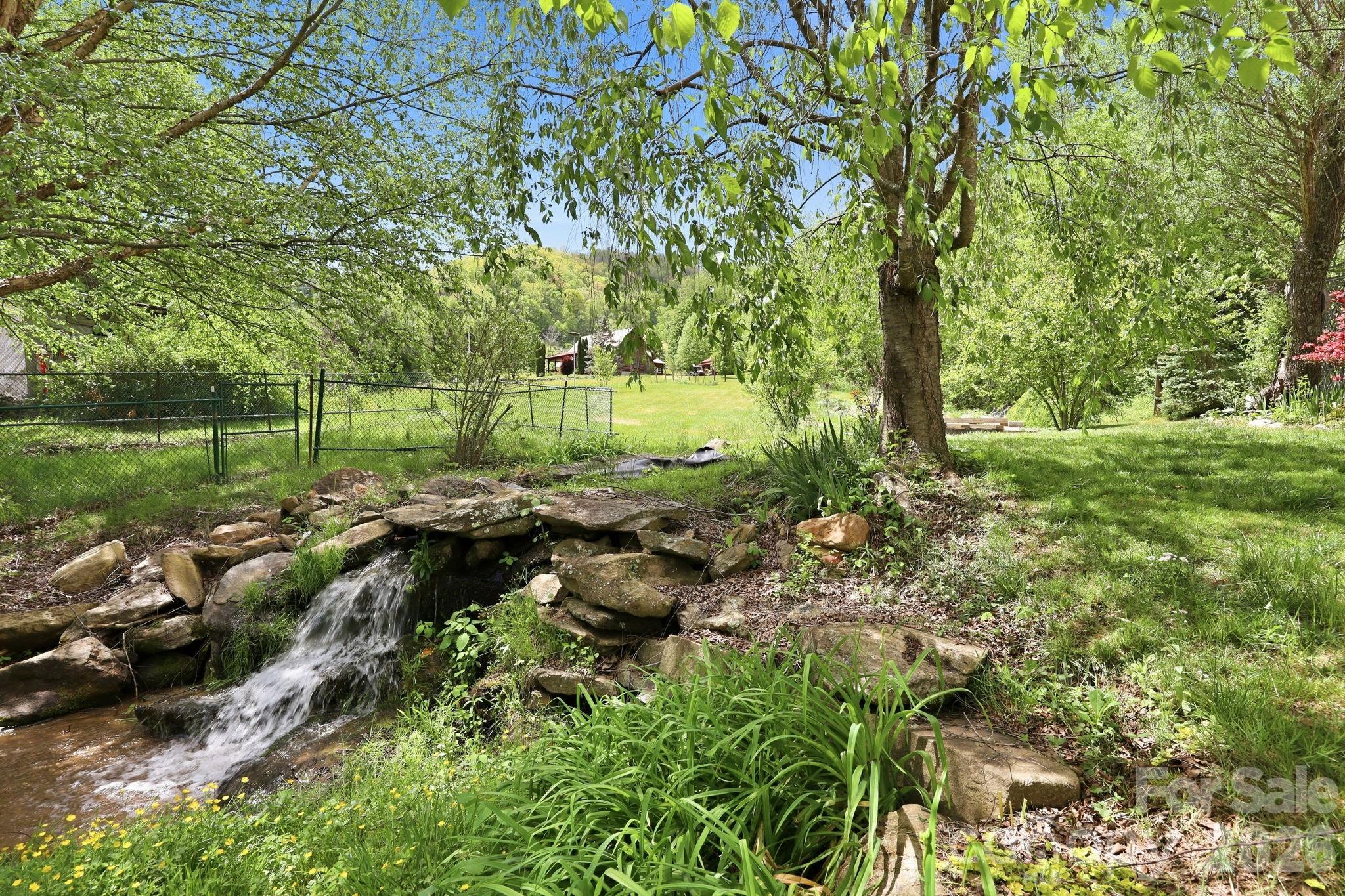 View from the front porch - 2225 Bald Creek Road, Clyde