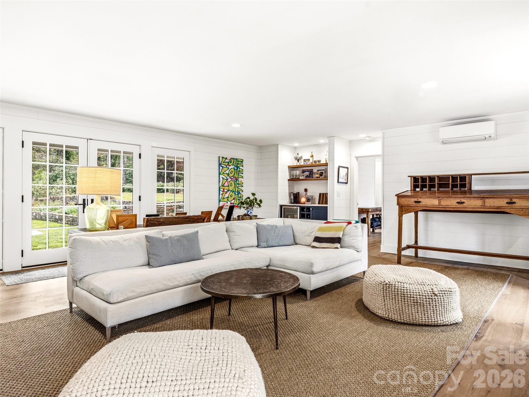 New french doors in the guest wing that lead out to the pool allow for effortless indoor outdoor living. - 10 Kalimar Heights, Hendersonville