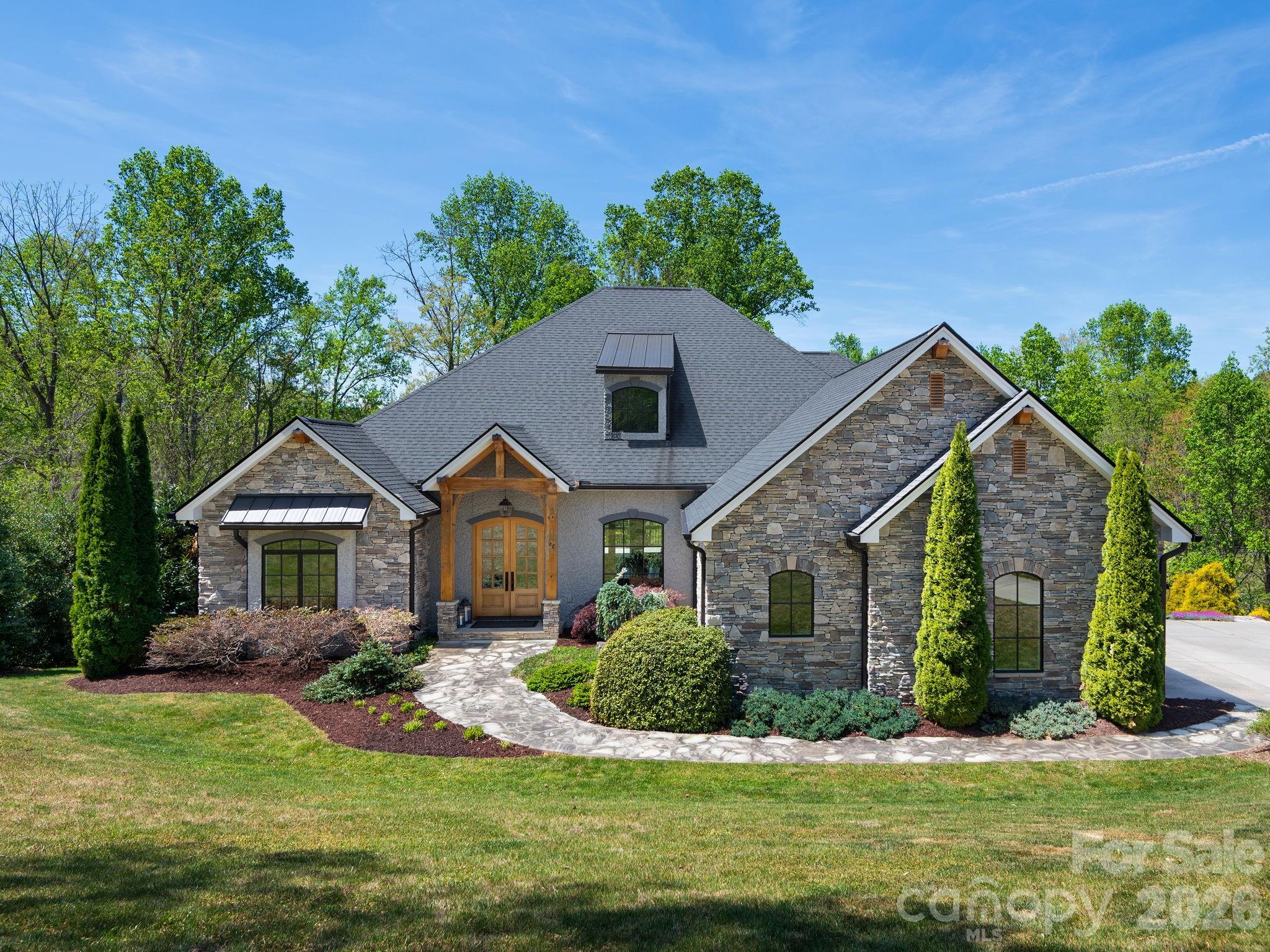 Single Family Residence at 28 Falling Star Court, Fletcher, photo 3 of 34