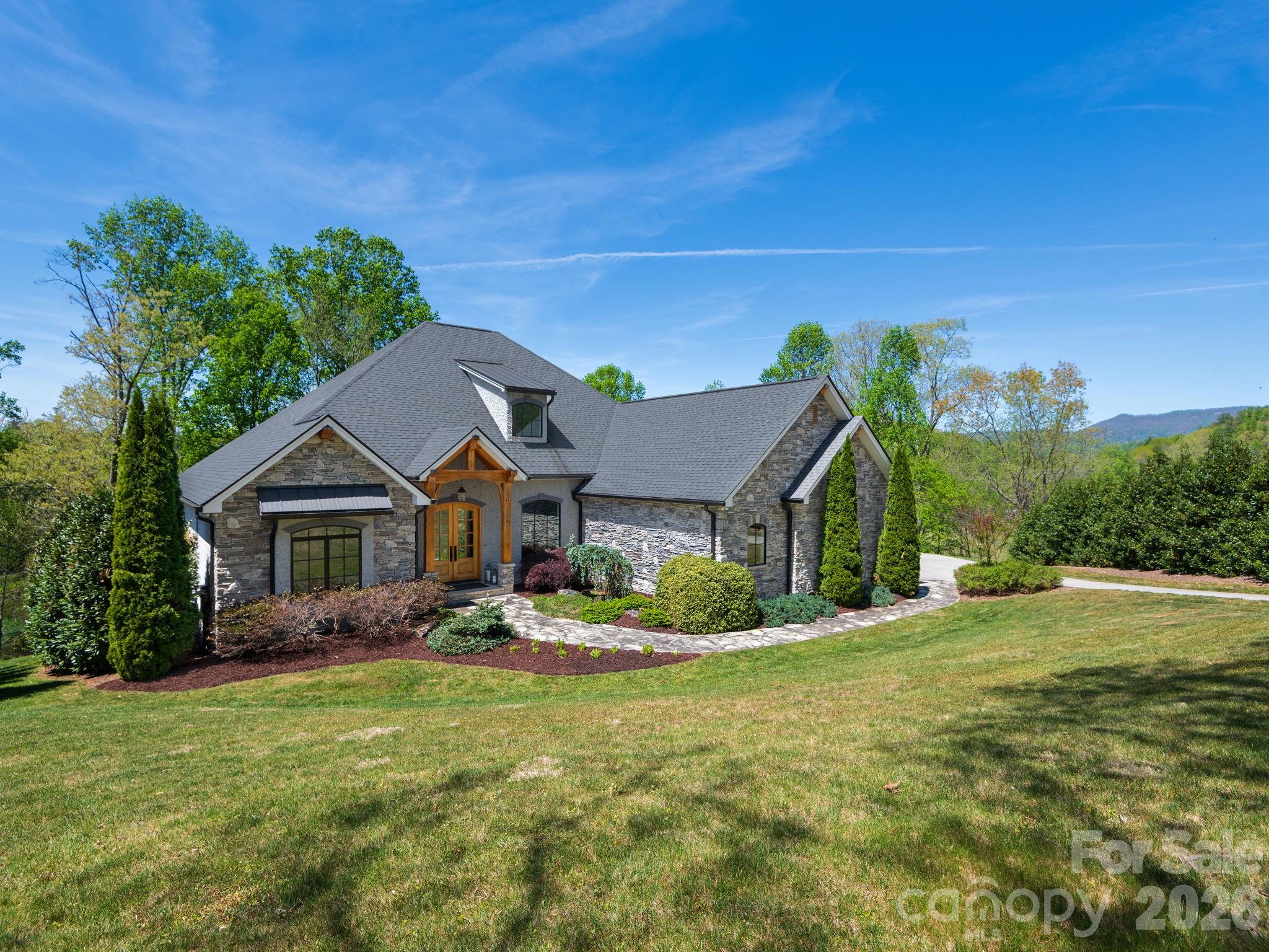 Single Family Residence at 28 Falling Star Court, Fletcher, photo 2 of 34