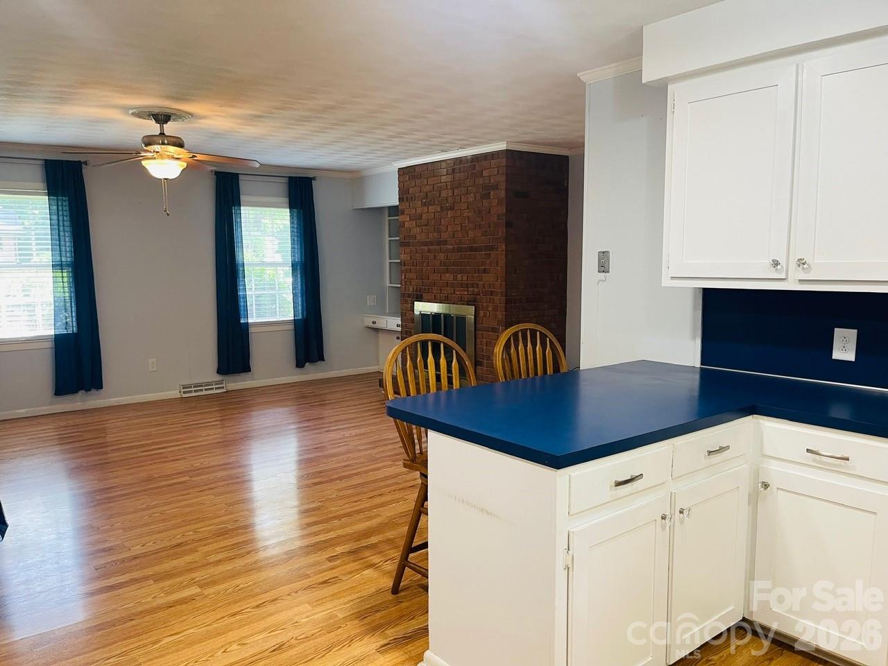 Kitchen Overlooking Den - 348 Random Drive, New London