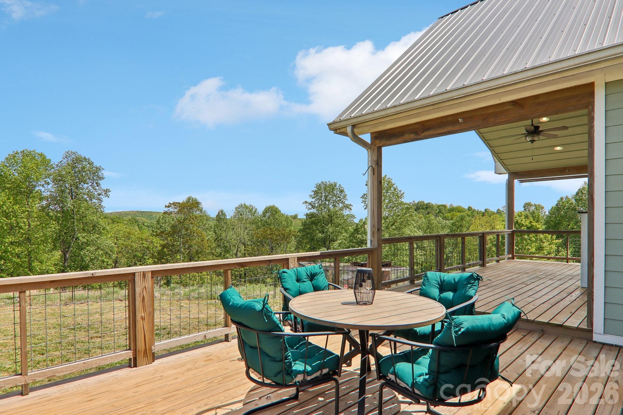 beautiful views from back deck - 68 Simply Grateful Drive, Hendersonville