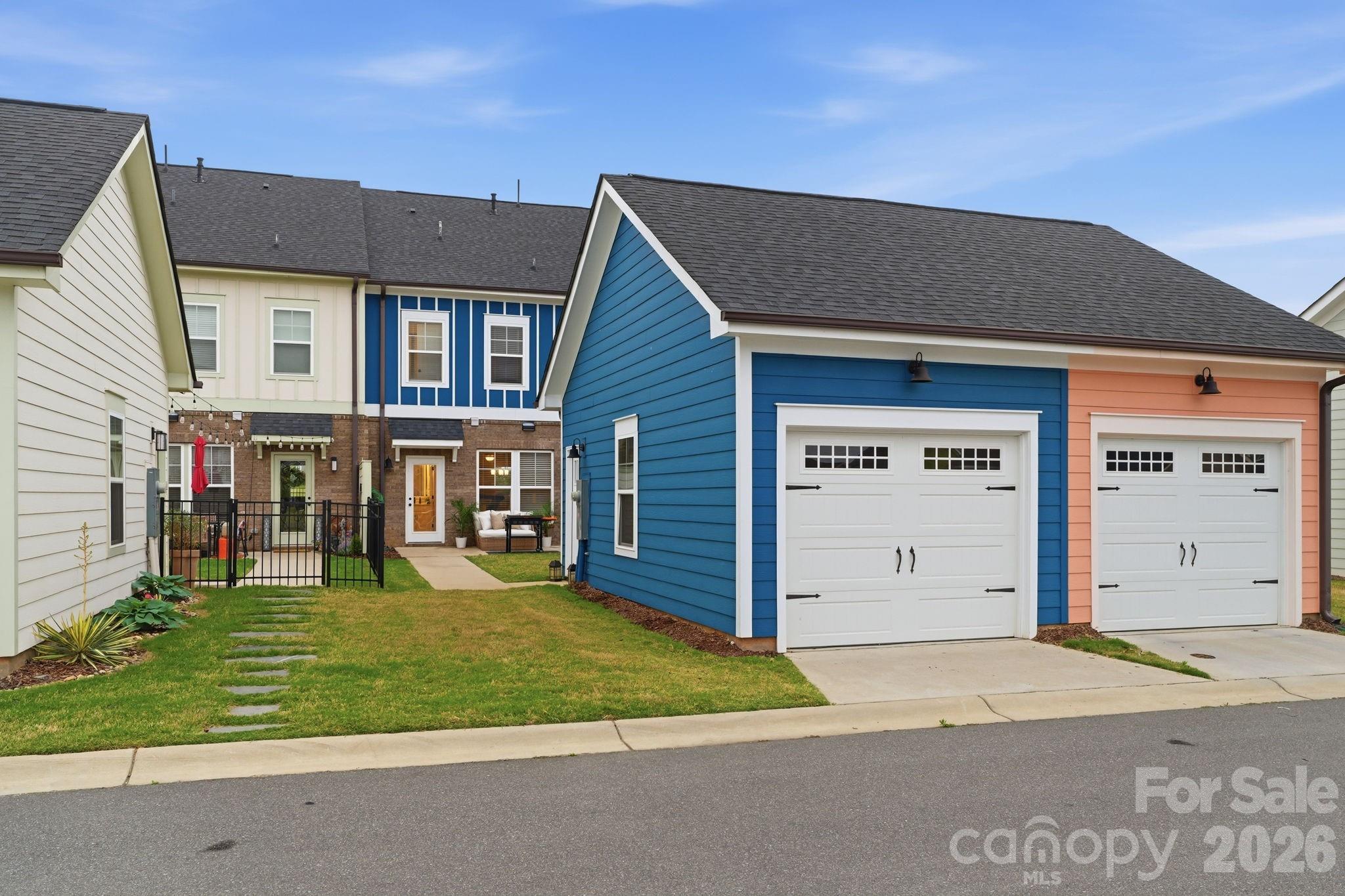 One car garage with pull down stair storage - 729 Veloway Drive, Rock Hill